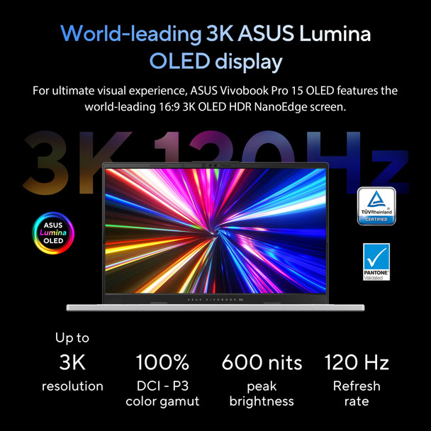 ASUS Vivobook Pro 15 OLED Laptop Intel Core Ultra 9 16GB RAM 1TB SSD RTX 4060
