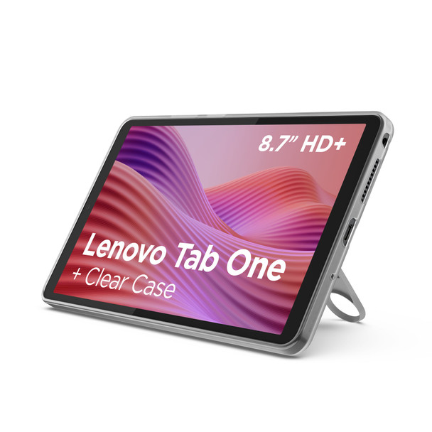 Lenovo Tab One 8.7" HD Tablet 64GB 4GB RAM Android 14 Wi-Fi Luna Grey