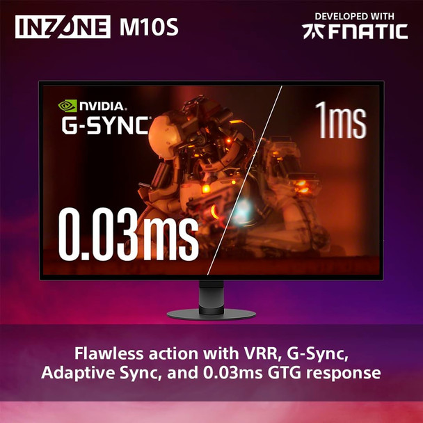 Sony INZONE M10S 27" OLED QHD Gaming Monitor 480Hz 0.03ms G-Sync for PC PS5