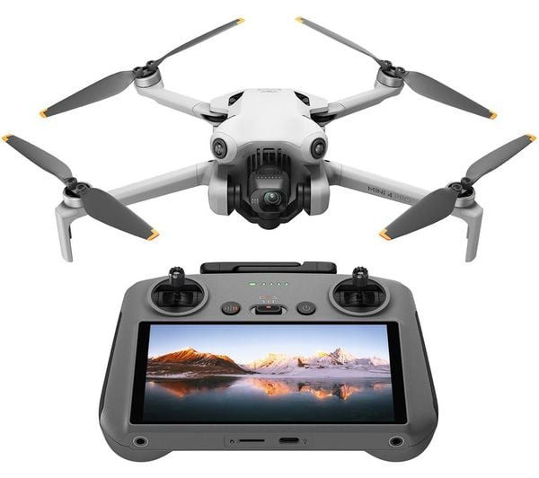 DJI Mini 4 Pro Fly More Combo Drone with RC 2 Screen Controller 4K HDR Camera