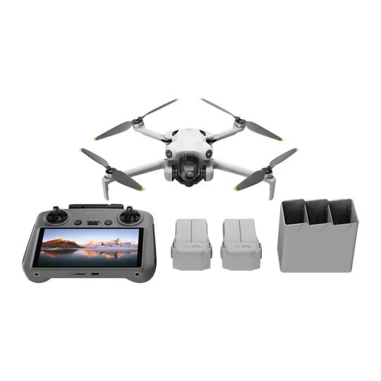 DJI Mini 4 Pro Fly More Combo RC 2 Smart Controller 4K HDR Drone Under 249g