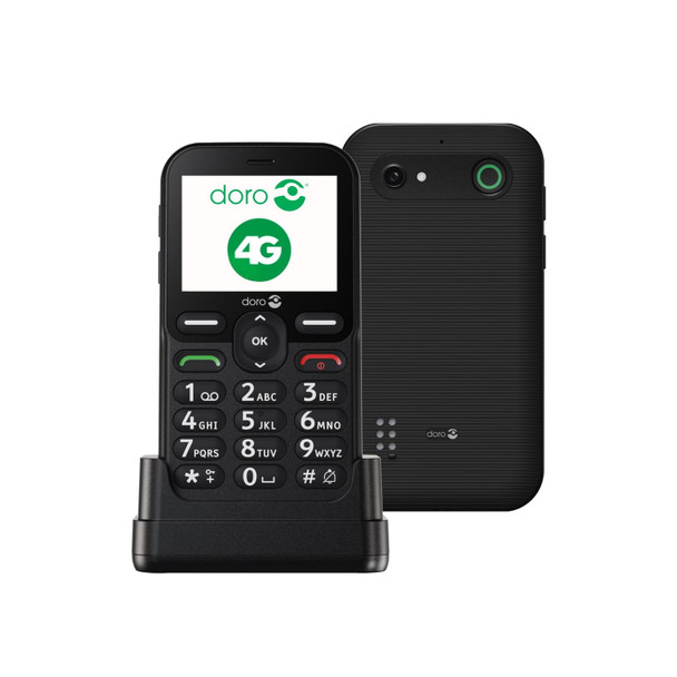 Doro Leva E10 4G Senior Mobile Phone Black Unlocked 