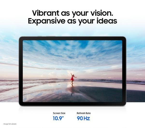 Samsung Galaxy Tab S10 Lite 10.9" 128GB Wi-Fi Grey Android Tablet with S Pen
