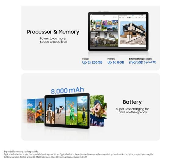 Samsung Galaxy Tab S10 Lite 10.9" 128GB Wi-Fi Grey Android Tablet with S Pen – image 6