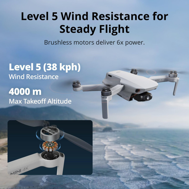 DJI Mini 4K Camera Drone & RC-N1C Controller Under 249g Grey  – image 6