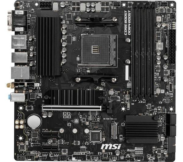 MSI B550M PRO-VDH WIFI AMD Socket AM4 Micro ATX Motherboard PCIe 4.0 DDR4