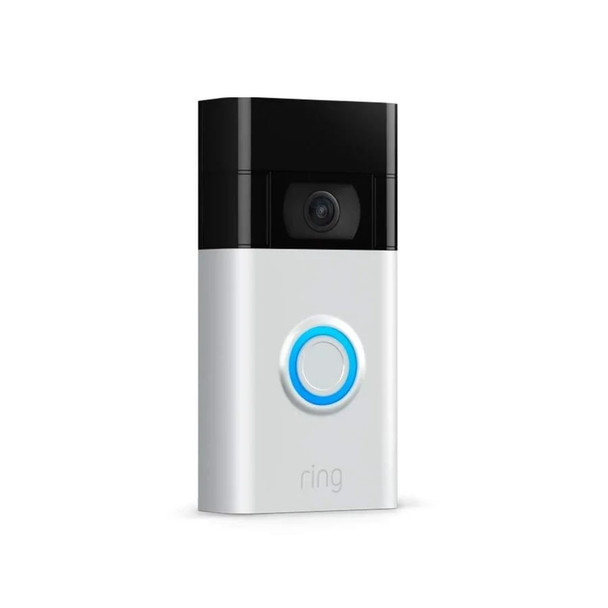 Ring Video Doorbell 2nd Gen Smart Wireless 1080p HD Camera Satin Nickel