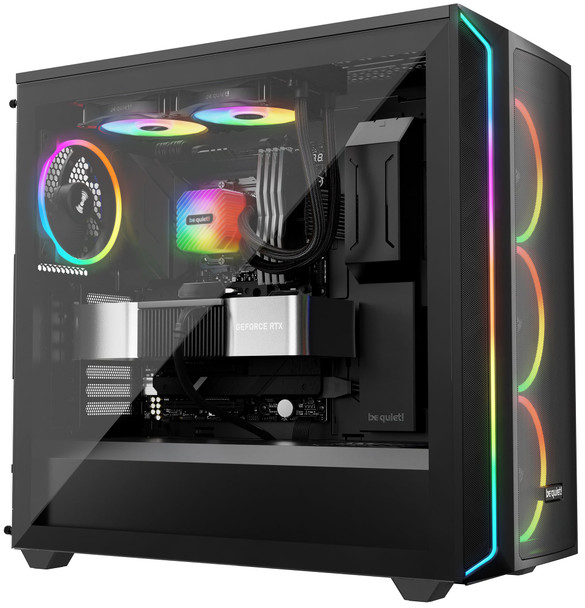 be quiet! Light Loop 240mm ARGB AIO Liquid CPU Cooler 2x 120mm PWM Fans Black