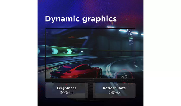 Lenovo Legion 24-10 23.8" FHD IPS 240Hz Gaming Monitor 