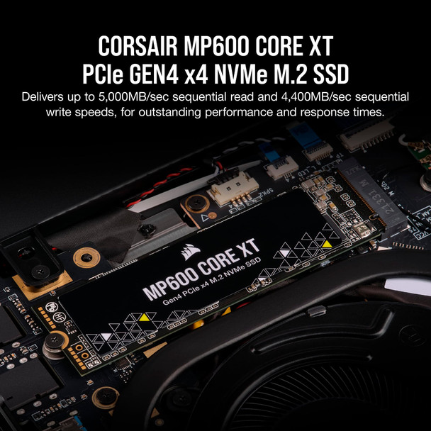 Corsair MP600 Core XT 4TB NVMe M.2 2280 PCIe Gen 4.0 x4 Internal SSD Gaming PC