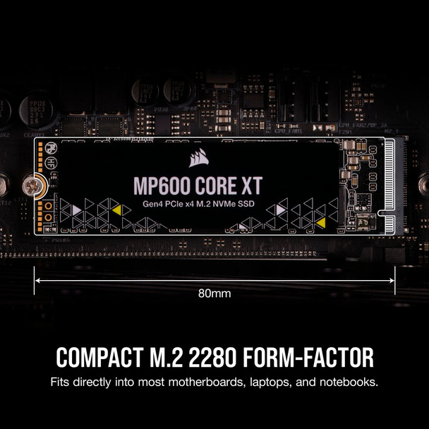 Corsair MP600 Core XT 4TB NVMe M.2 2280 PCIe Gen 4.0 x4 Internal SSD Gaming PC – image 5