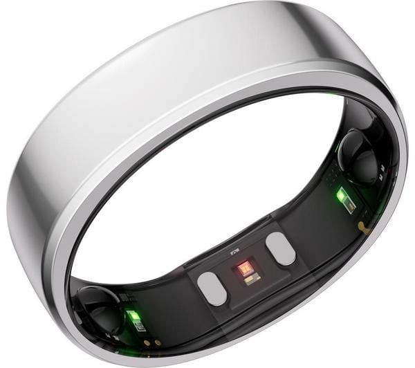 RingConn Gen 2 Smart Ring Size 8 Silver Health Sleep Tracker Heart Rate SpO2