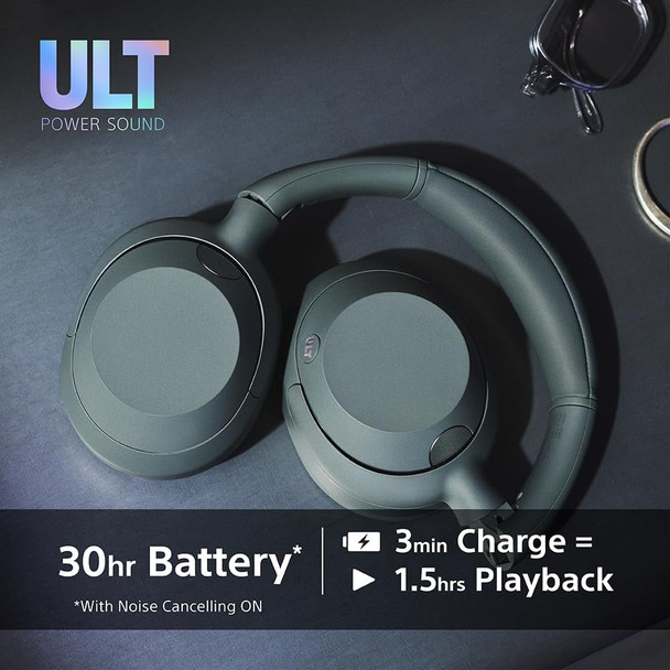 Sony ULT WEAR Wireless Noise Cancelling Over-Ear Bluetooth Headphones Black