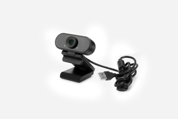 Groov-e GVPC11BK Full HD 1080p USB Webcam with Microphone & Tripod Black