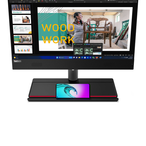 Lenovo ThinkCentre M90a Gen 5 23.8" FHD All-in-One Desktop PC i5 16GB 512GB W11P
