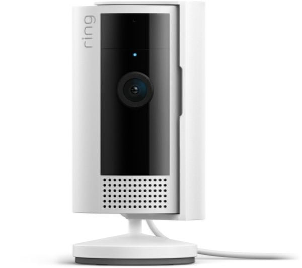 Ring Indoor Cam 2nd Gen 1080p HD Smart Security Camera White Plug-In WiFi Alexa