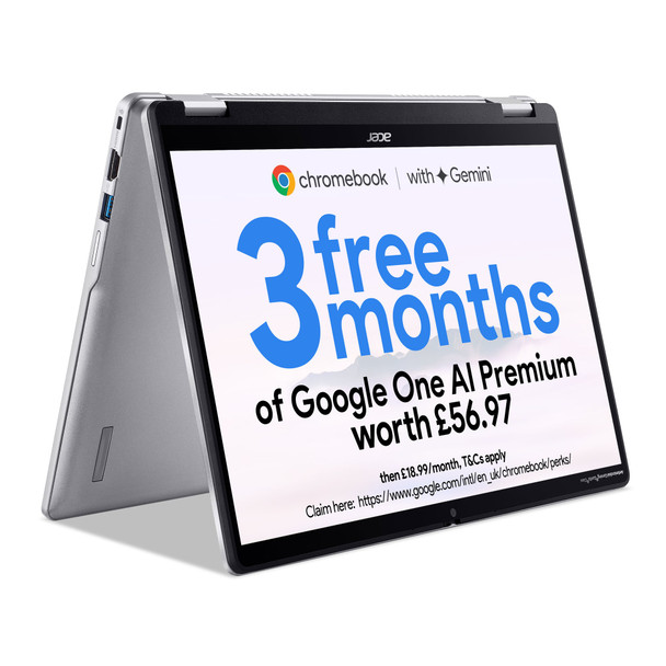 Acer Chromebook Spin 314 14" Touchscreen 2-in-1 Laptop Intel N100 4GB 128GB