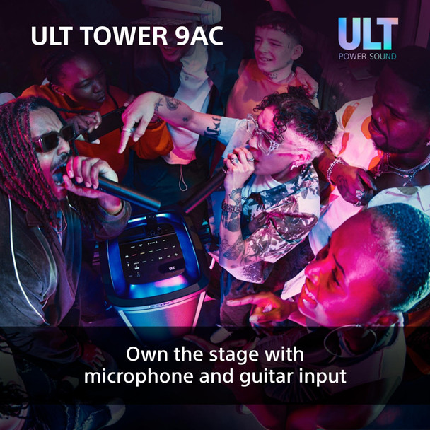Sony ULT Tower 9AC Party Speaker Bluetooth 360 Sound Karaoke PA System Black – image 9