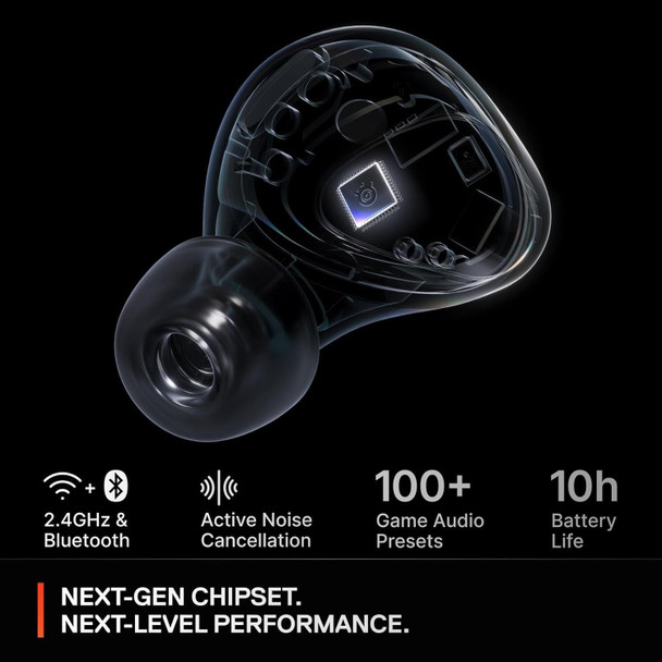 SteelSeries Arctis GameBuds Wireless Gaming Earbuds for PS5 PS4 PC White  – image 10