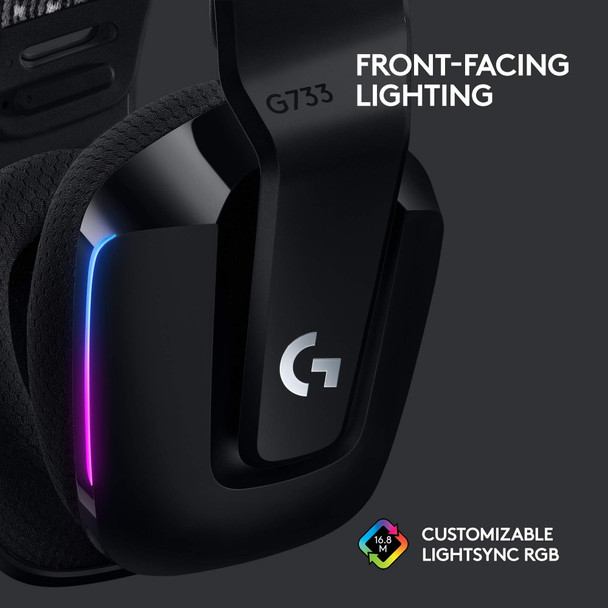Logitech G733 LIGHTSPEED Wireless RGB Gaming Headset 7.1 Surround PC PS5 PS4