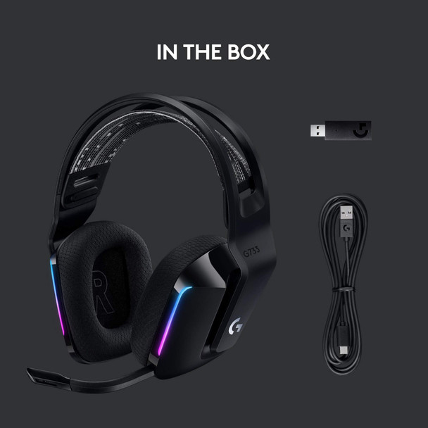 Logitech G733 LIGHTSPEED Wireless RGB Gaming Headset 7.1 Surround PC PS5 PS4 – image 7