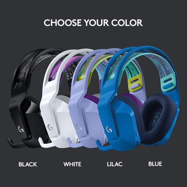 Logitech G733 LIGHTSPEED Wireless RGB Gaming Headset 7.1 Surround PC PS5 PS4