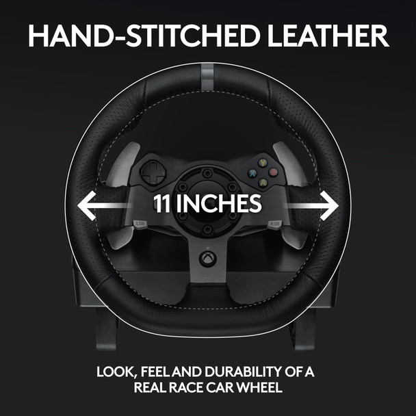 Logitech G920 Driving Force Racing Wheel & 3 Pedals for Xbox Series X|S One PC