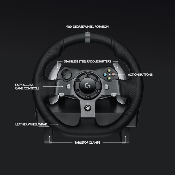 Logitech G920 Driving Force Racing Wheel & 3 Pedals for Xbox Series X|S One PC – image 7