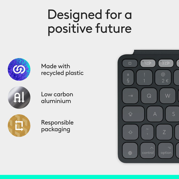 Logitech Keys-To-Go 2 Ultra-Slim Wireless Bluetooth Keyboard for iPad Mac Tablet – image 7