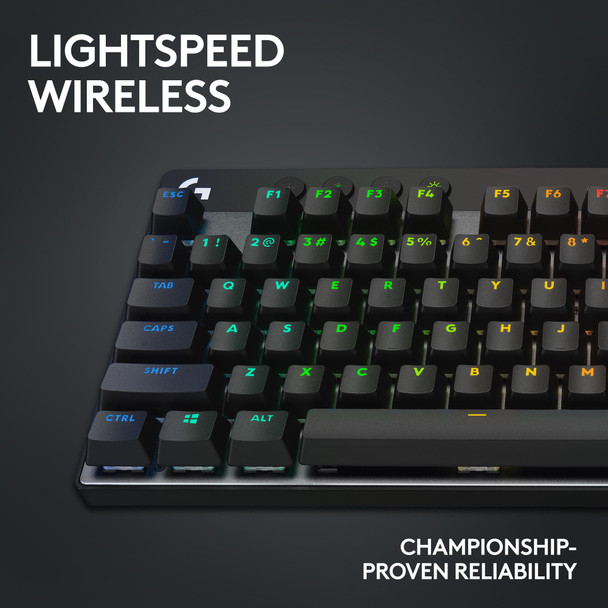 Logitech G PRO X TKL Wireless Mechanical Gaming Keyboard RGB Tactile UK Layout