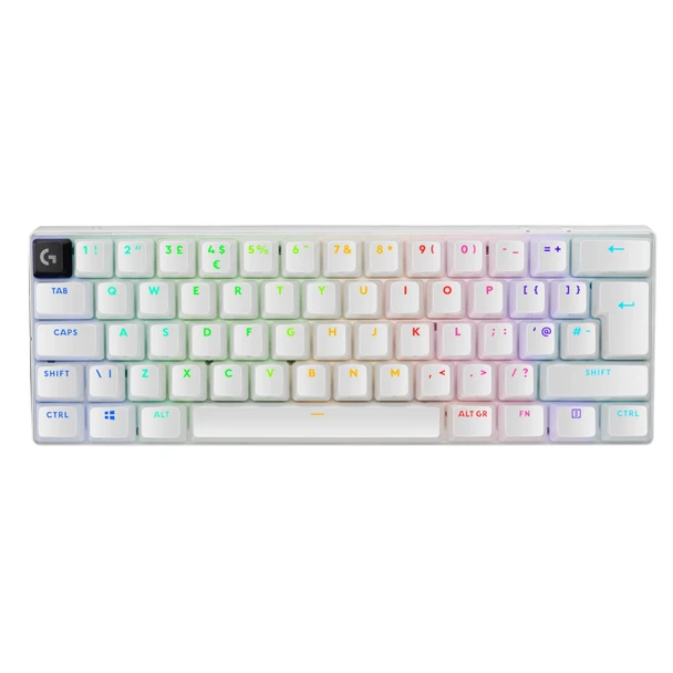 Logitech G PRO X 60 LIGHTSPEED Wireless Optical Gaming Keyboard Tactile White UK