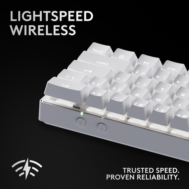Logitech G PRO X 60 LIGHTSPEED Wireless Optical Gaming Keyboard Tactile White UK – image 3