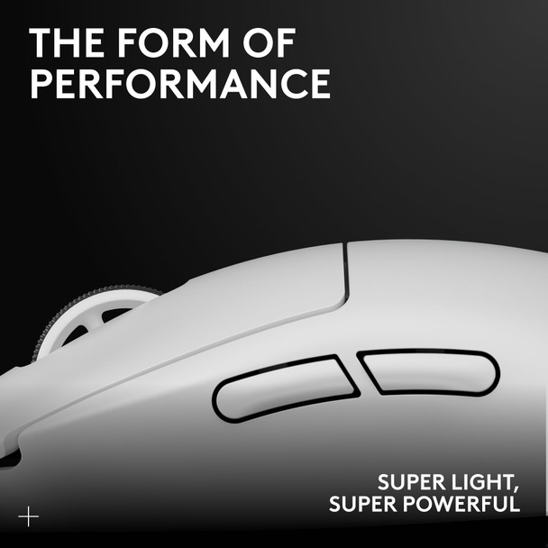 Logitech G PRO X Superlight 2 Wireless Gaming Mouse White HERO 2 LIGHTSPEED 60g