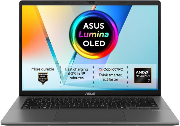 ASUS Vivobook S14 14" OLED Laptop AMD Ryzen AI 7 32GB RAM 1TB SSD Win 11 Home