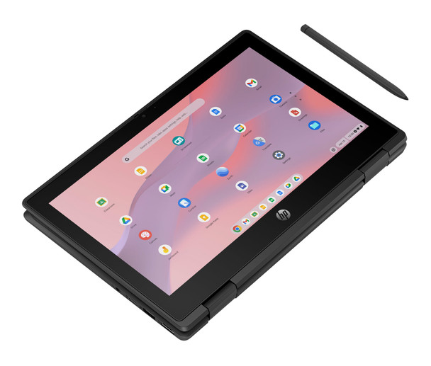 HP Fortis Flip G1m 11.6" Touch Chromebook MediaTek Kompanio 520 4GB 32GB 2-in-1