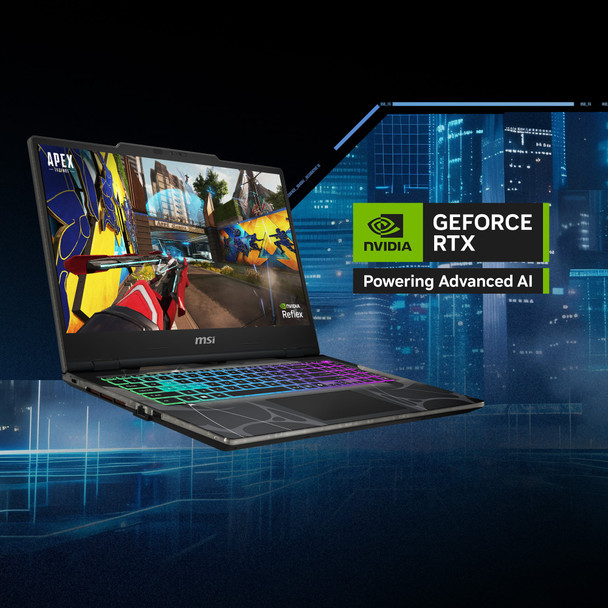 MSI Cyborg 15 Gaming Laptop Intel Core 7 240H 16GB 1TB SSD RTX 5060 15.6" FHD