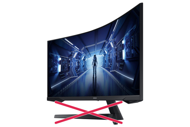 Samsung Odyssey G5 G55T 34" Curved Gaming Monitor UWQHD 3440x1440 165Hz NO STAND