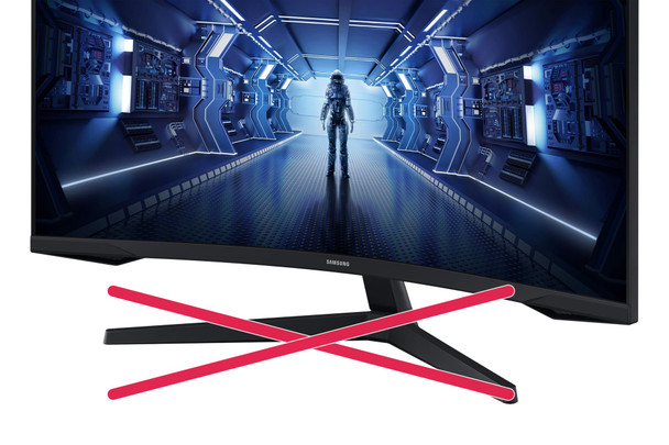 Samsung Odyssey G5 G55T 34" Curved Gaming Monitor UWQHD 3440x1440 165Hz NO STAND – image 11
