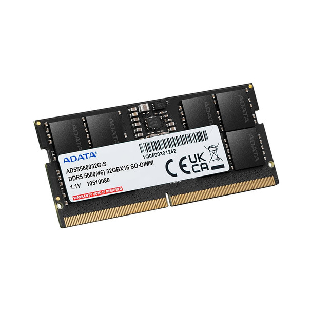 ADATA Premier 16GB DDR5 5600MHz SO-DIMM Laptop Memory RAM CL46 1.1V SODIMM