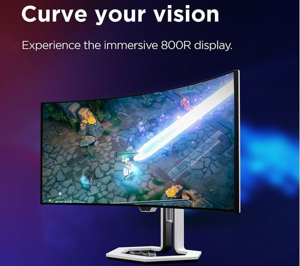 Lenovo Legion Pro 34" Curved OLED Gaming Monitor 240Hz 0.03ms WQHD HDR USB-C KVM – image 3