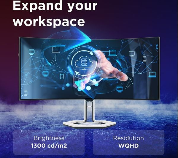 Lenovo Legion Pro 34" Curved OLED Gaming Monitor 240Hz 0.03ms WQHD HDR USB-C KVM