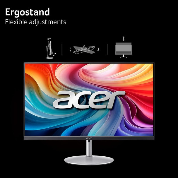 Acer SH243Y 23.8" Full HD IPS Gaming Monitor 144Hz FreeSync ZeroFrame HDMI PC