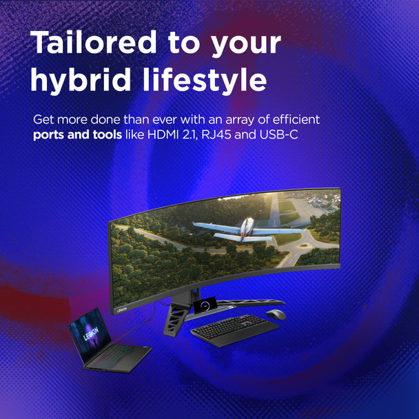 Lenovo Legion R45w-30 44.5" Dual QHD Curved Ultrawide 170Hz Gaming Monitor USB-C – image 2