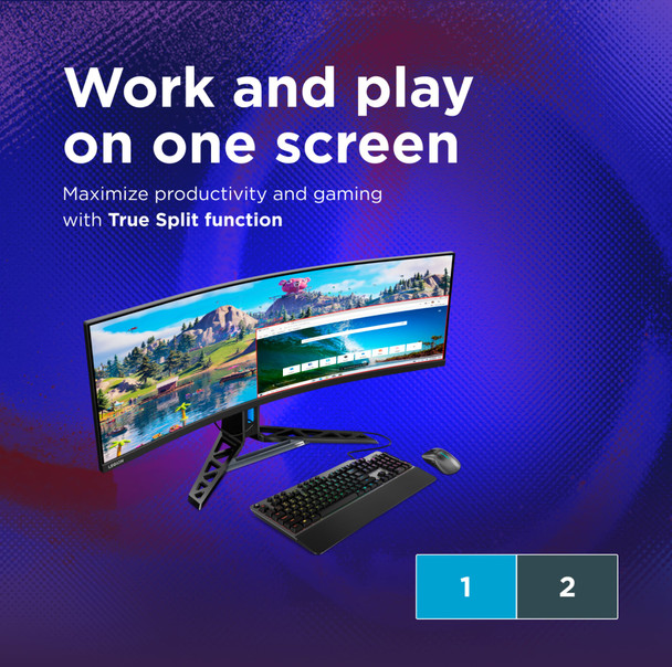 Lenovo Legion R45w-30 44.5" Dual QHD Curved Ultrawide 170Hz Gaming Monitor USB-C – image 4