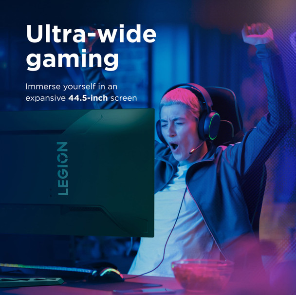 Lenovo Legion R45w-30 44.5" Dual QHD Curved Ultrawide 170Hz Gaming Monitor USB-C