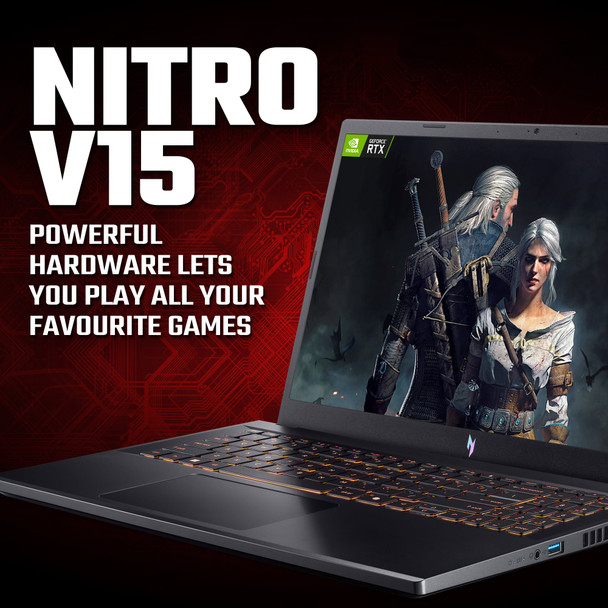 Acer Nitro V 15 Gaming Laptop Intel Core i7-13620H 16GB 1TB SSD RTX 5060 15.6"