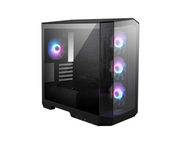 MSI MAG PANO M100R PZ Micro-ATX PC Tower Case  Black