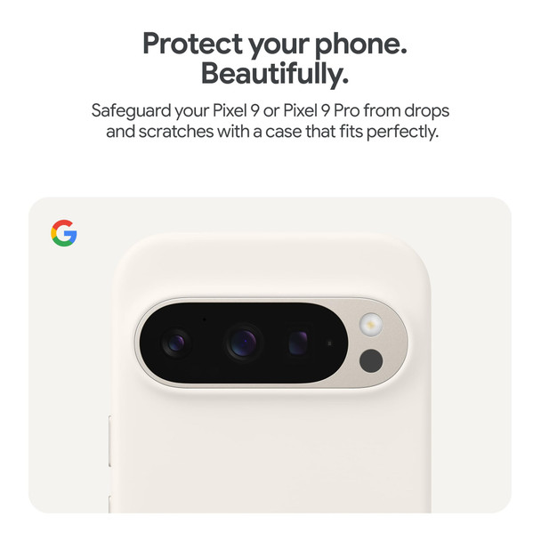 Official Google Pixel 9 & 9 Pro Case Porcelain Silicone Phone Cover