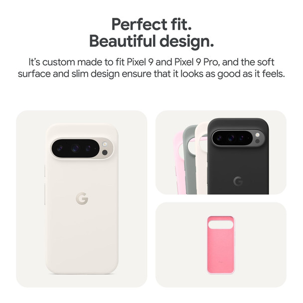 Official Google Pixel 9 & 9 Pro Case Porcelain Silicone Phone Cover