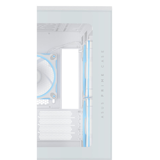 ASUS Prime AP202 ARGB White Micro-ATX Mini-ITX PC Gaming Case Tempered Glass